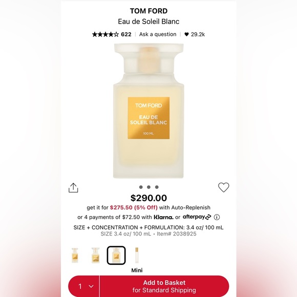 Tom Ford Eau de Soleil Blanc 100ml - Picture 1 of 13